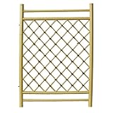 人工竹垣　プラスチック枝折戸　W70×H105cm