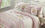 Cynthia Rowley Girls Reversible Twin Quilt Fairy Princess, Flowers and Butterflies [並行輸入品]