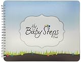 NEW! Baby First Year Memory Book Journal. Baby Steps (TM), Poly Cover Hand Made. Memory keeper recor