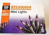 Halloween Sylvania 150 Count Purple Mini Light Lights Set Decor NIP [並行輸入品]