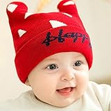 ルテンズ（Lutents）ベビー帽子 ニット帽子 男の子 女の子 新生児 秋冬 0-1歳 キッズ帽子 キャップ かわいい 子供 防寒 ハット 出産祝い 防風 子供用秋 冬 男女兼用 防寒対策 ギフトに