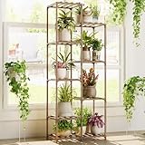 Bamworld フラワースタンド 室内屋外 ハイタイプ プランタースタンド 園芸 観葉植物 台 木製花台 ガーデンラック 植物 棚 植木鉢台 ガーデン ベランダ