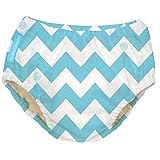 Charlie Banana Best Extraordinary Reusable Swim Diaper (X-Large, CB Blue Chevron) by Charlie Banana