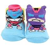 KU-KU WALK（ク ク ウォーク） ３Ｄベビーソックス　【ヒーロー】【SK-085】 (3S（8-10cm）, ブルー)