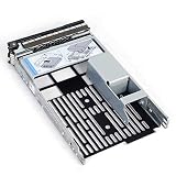 3.5インチハードドライブトレイキャディ 2.5インチHDDアダプター SSD SAS SATAブラケット 対応機種: DELL PowerEdgeサーバー 第13世代 R230 R330 T330 R430 T430 第12世代 R320 T320 R420