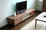 ISSEIKI テレビボード TVボード ミディアムブラウン 幅180cm ウォルナットの美しいデザイン 木製家具 大型開梱設置便【VE-08-8】