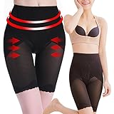 Active Island 骨盤矯正 補正 下着 加圧 ショーツ ガードル 着圧 産後 ダイエット ハイウエスト 7部丈 ヒップアップ (M-L, ブラック)