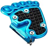 キジマ(kijima) ブレーキペダルカバー 足型デラックス ブルーアルマイト モンキー(MONKEY)/JAZZ アルミ 213-143