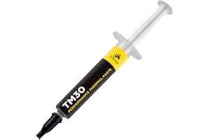 Corsair TM30 Performance Thermal Paste | Ultra-Low Thermal Impedance CPU/GPU | 3 Grams|w/applicator, silver for Desktop