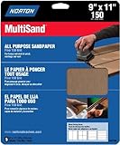 Norton 47720 Multi-Sand Sandpaper 150 Grit 9-Inch x 11-Inch 5-Pack [並行輸入品]