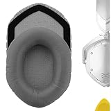 Geekria イヤーパッド QuickFit 互換性 パッド ブイモーダ Crossfade Wireless, M-100, LP, LP2, Crossfade 2, Crossfade 3 ヘッドホンに対応 パッド イヤー/イヤーカッププロテインレザー (グレー)
