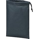 TRUSCO 不織布巾着袋10枚入 黒 420X330X100MM TNFD10M