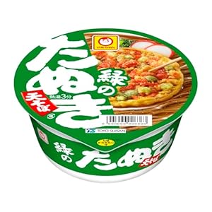 マルちゃん 緑のたぬき天そば 東日本向け 101g×12個 カップ麺
