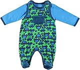 (フィクソーニ)FIXONI 北欧ブランド ベロア ロンパースと長袖ボディスーツのセット ブルー 62cm