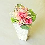 プリザーブドフラワー/ピンク カーネーション　アレンジ　ふわり