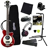 【ベース豪華10点セット】Pignose PGB-200 ピグノーズ スピーカー内蔵ミニベース (CandyAppleRed)