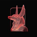 Funplaza 3dデスクランプIllusion AmazingグローLEDアート彫刻光学式常夜灯装飾 920021