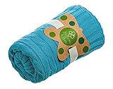 Turquoise Cable Knit Blanket by Gifted Living