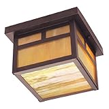 LiveX Lighting LVX-2139-07 Montclair Mission Bronze Outdoor Flush Mount by Livex Lighting