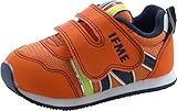 (イフミー) IFME 30-7702 子供 キッズ ベビー ローカット スニーカー (12.5cm, オレンジ)