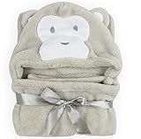 Baby Bathrobe,Feibi (TM )Extra Soft Hooded Coral Fleece Wrap Blanket-Premium Children's Warm Bath Bl