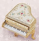 インテリア 雑貨 ピアノ の天板部分が開きます。 人気商品 ピューターBOX ピアノ