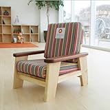 [木のおもちゃSoopsori] 木製 子供 一人用椅子 ベビーチェア キッズソファ 幼児リビングチェア