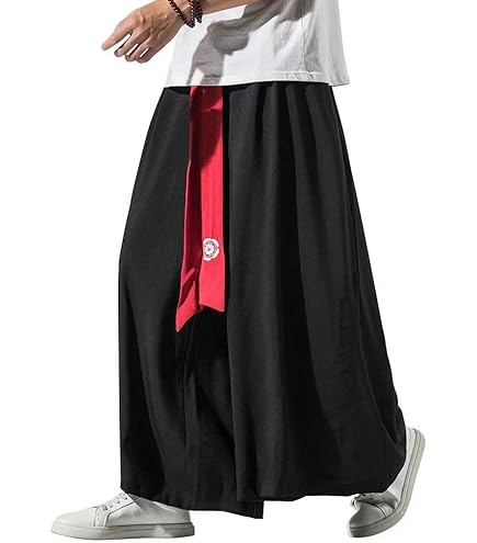 Amazon.co.jp: ハカマ パンツ サルエルパンツ 袴 メンズ