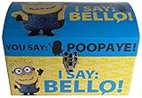 Despicable Me's Minions "I Say Bello" Blue & Yellow Storage Dome Trunk, Medium [並行輸入品]