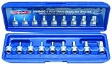 Vim Tools SHM400 9 Piece 1/4-Inch Drive Metric Stubby Hex Bit Set [並行輸入品]