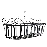 MIRAIS ウォール ラック ガーデニング インテリア スタンド オシャレ 観葉植物 屋内 屋外 (Lサイズ ブラック) MR-MR-A36-BK-L