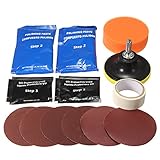 headlight lens restoration cleaner kit plastic light polishing