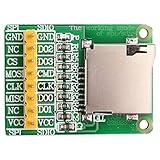 Micro SD TFカードメモリシールドモジュール Arduinoに対応 SPIマイクロSDアダプタ 8PIN SDIO SPIメモリカード