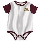 幼児Minnesota Golden Gophers野球ピンストライプボディスーツ 3-6 Months レッド