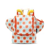 Elbini Triply Baby Backpack Stylish Kids Toddler Cotton Backpack/子供用バックパック [並行輸入品] (Red)