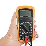 LCDディスプレイ 2000カウント デジタルマルチメータ ミニプロフェッショナルマルチメーター 電気電圧電流抵抗テスター 電流計マルチメータ バックライト MS8233A