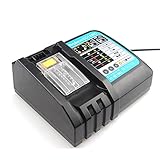 Waitley マキタ 互換 急速充電器 DC18RC makita インパクトドライバー充電器 スライド式リチウムイオンバッテリー 14.4Vー18V対応 充電完了メロディ付き