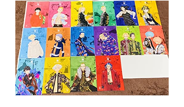 爆買い 特典 東京リベンジャーズ イラストカード ハーフコンプ23枚セット ポストカード キャラクターグッズ Kerjakahwin Co