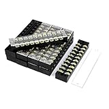 uxcell　ネジ端子バリアブロック　10個入り　600V　25A　2行　10ポジション　TB2510