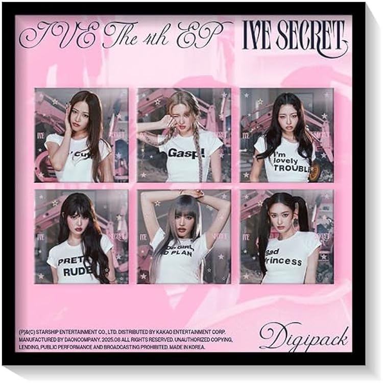 Amazon.co.jp: IVE (アイブ) - 4TH EP 「IVE SECRET」 (ランダム発送/+