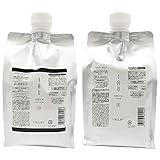 ism Lebel ルベル イオセラム クレンジング シャンプー 1000ml ＋ クリーム ヘアトリートメント 1000ml 詰替 リフィル 各1セット 計2個 IAU SERUM ヘアケア