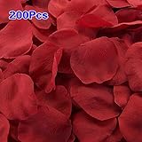 buyeonlineレッドシルクローズ花びら~ 200花びら