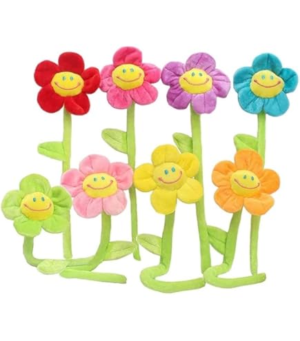 Amazon｜TASEN スマイルフラワー韓国 ぬいぐるみ花束 8本入