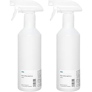 【2個セット】霧吹き 遮光 スプレーボトル アルコール対応 スプレーが繊細 スプレー型小分けボトル アルコール 2種類の噴射モード 白色で 光を透過しない性質を備えてある 除菌 虫除け 園芸 液体詰め替え用ボトル 大容量 家庭用 (500ml(*2個))
