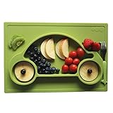 Galaxy 1 Piece Car Silicone Placemat & Tray, Green by Galaxy