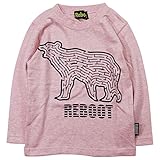 《秋冬春対応》 Reboot(リブート) 天竺アニマルPt長袖Tシャツ 120cm /Pl NO.AH-1691403