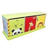 Fantasy Fields - Sunny Safari Animals Thematic 3 Drawer Cubby | Imagination Inspiring Hand Crafted &