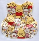 お食事スタイ お食事エプロン ご飯 飲み物 立体エプロン ビニールエプロン 離乳食 ベビー用品 洗えるお食事エプロン 出産祝い ギフト (くまのプーさん)