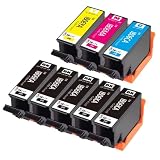 IB06CL4A＋IB06KA4個 4色8本セット (KA*5/CA/MA/YA) 互換インクカートリッジ 目印：メガネめがね 大容量 Epsonエプソン用 対応機種：PX-S5010 PX-S5010R1 残量表示あり 最新ICチップ搭載