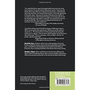 Escape from Democracy: The Role of Experts and the Public in Economic Policy